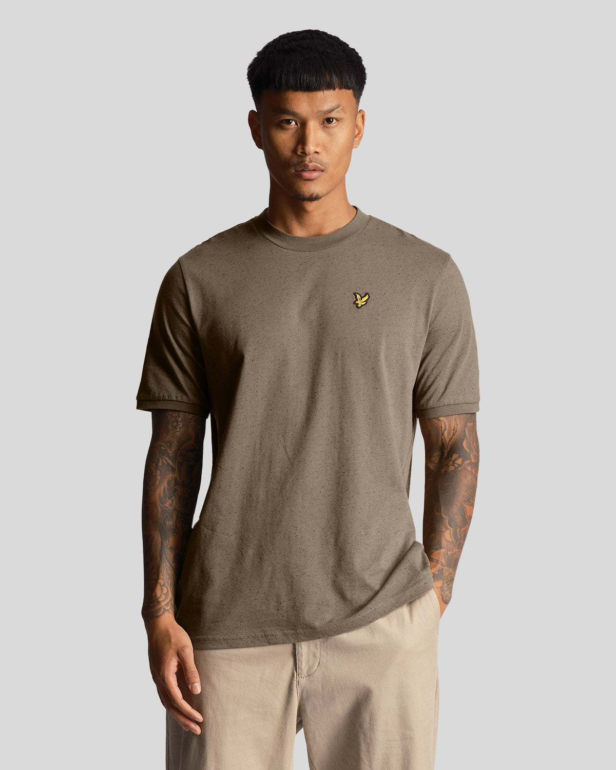 Lyle & Scott Mens Donegal T-Shirt in Brown - XXL product