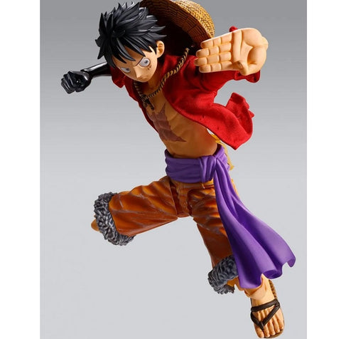 Cyber-Peru-Regalos-Figura-de-Accion-Monkey-D-Luffy-One-Piece-Imagination-Works-Bandai-en-modo-ataque