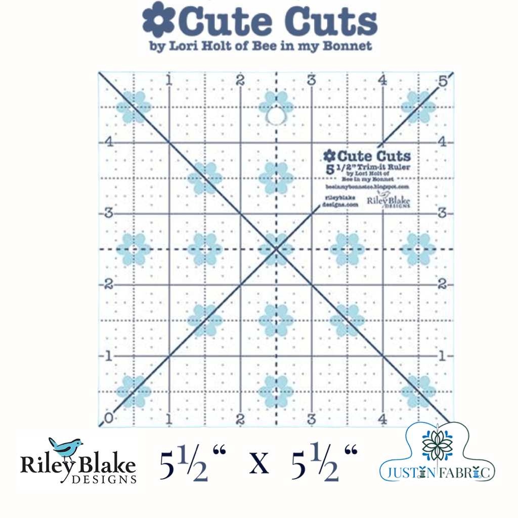 Cute Cuts 1/4 Marking Ruler Set by Lori Holt – Happy Little Stitch Shop