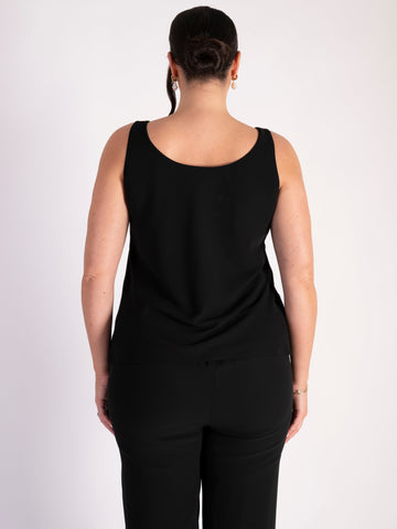 Black Sleeveless Essential Camisole