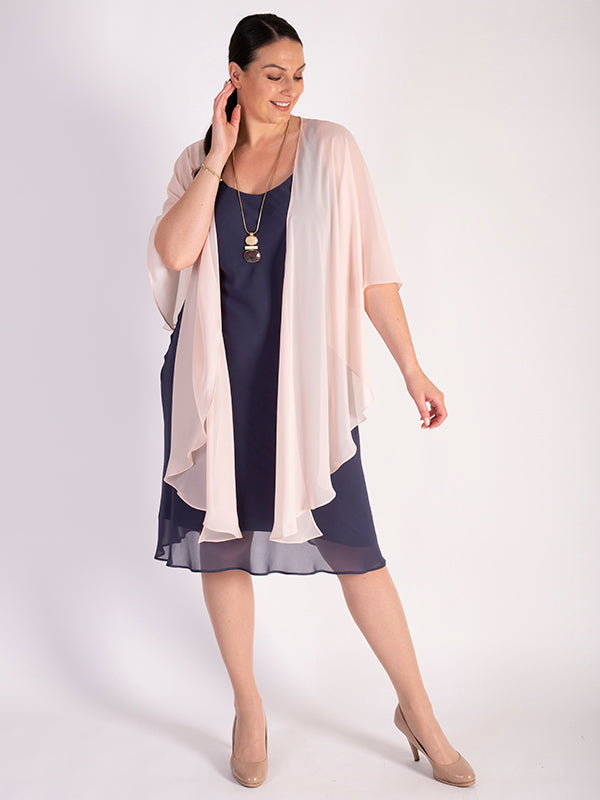 Blush Chiffon Shawl