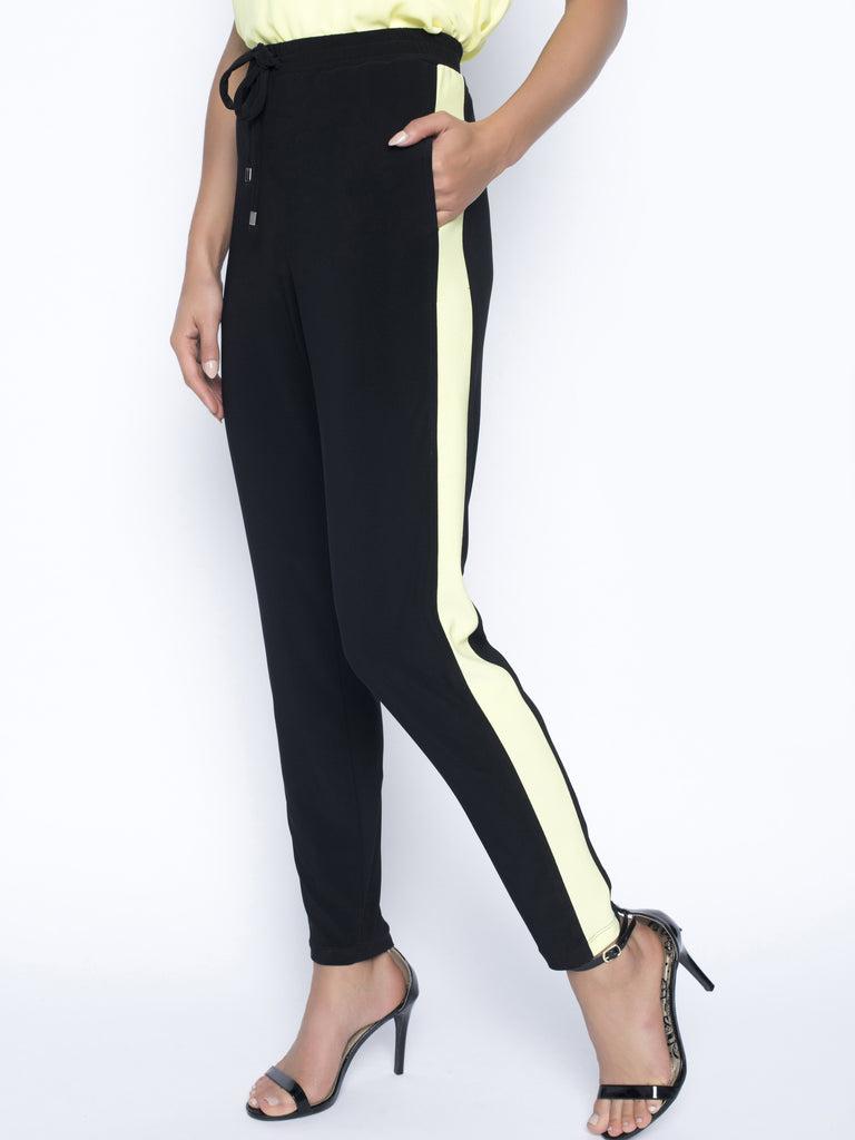 trousers with stripe down the side