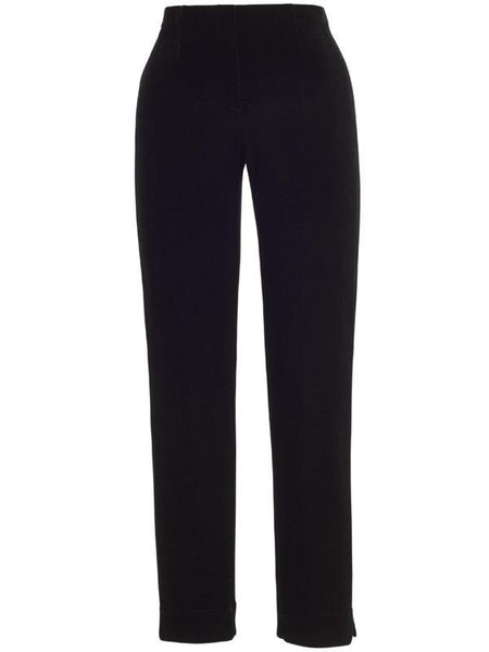 Black Velvet Pull On Stretch Trouser – Chesca