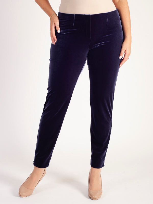 Violetta Stretch Velvet Trouser