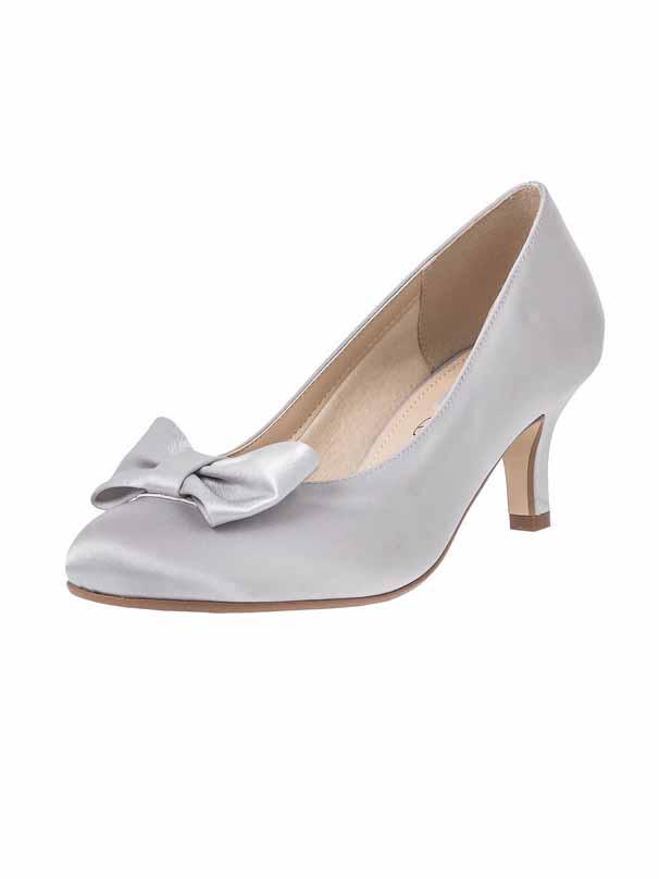 silver leather shoes ladies