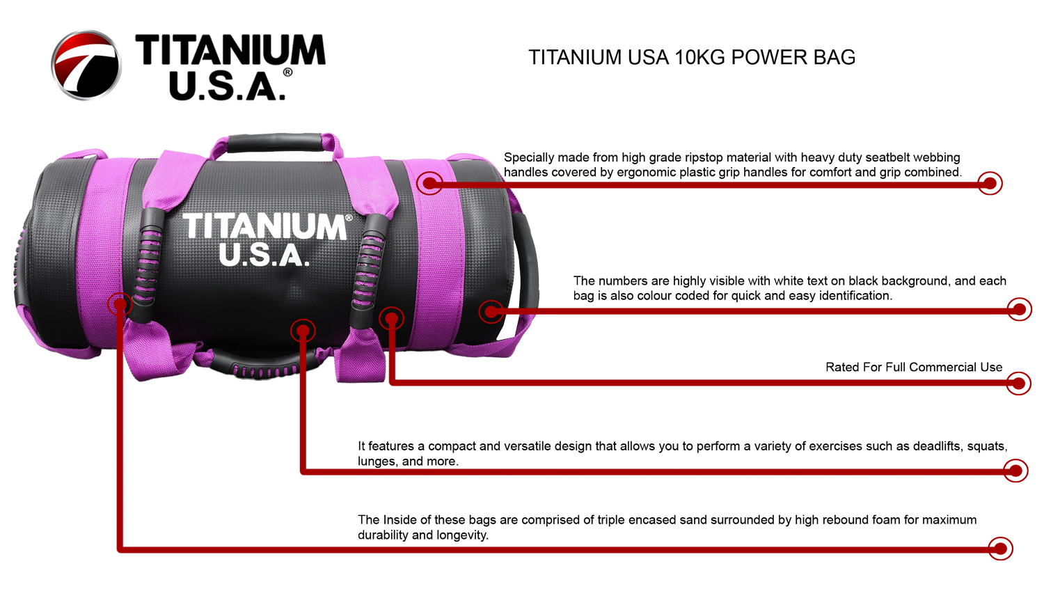 TITANIUM USA 5KG POWER BAG