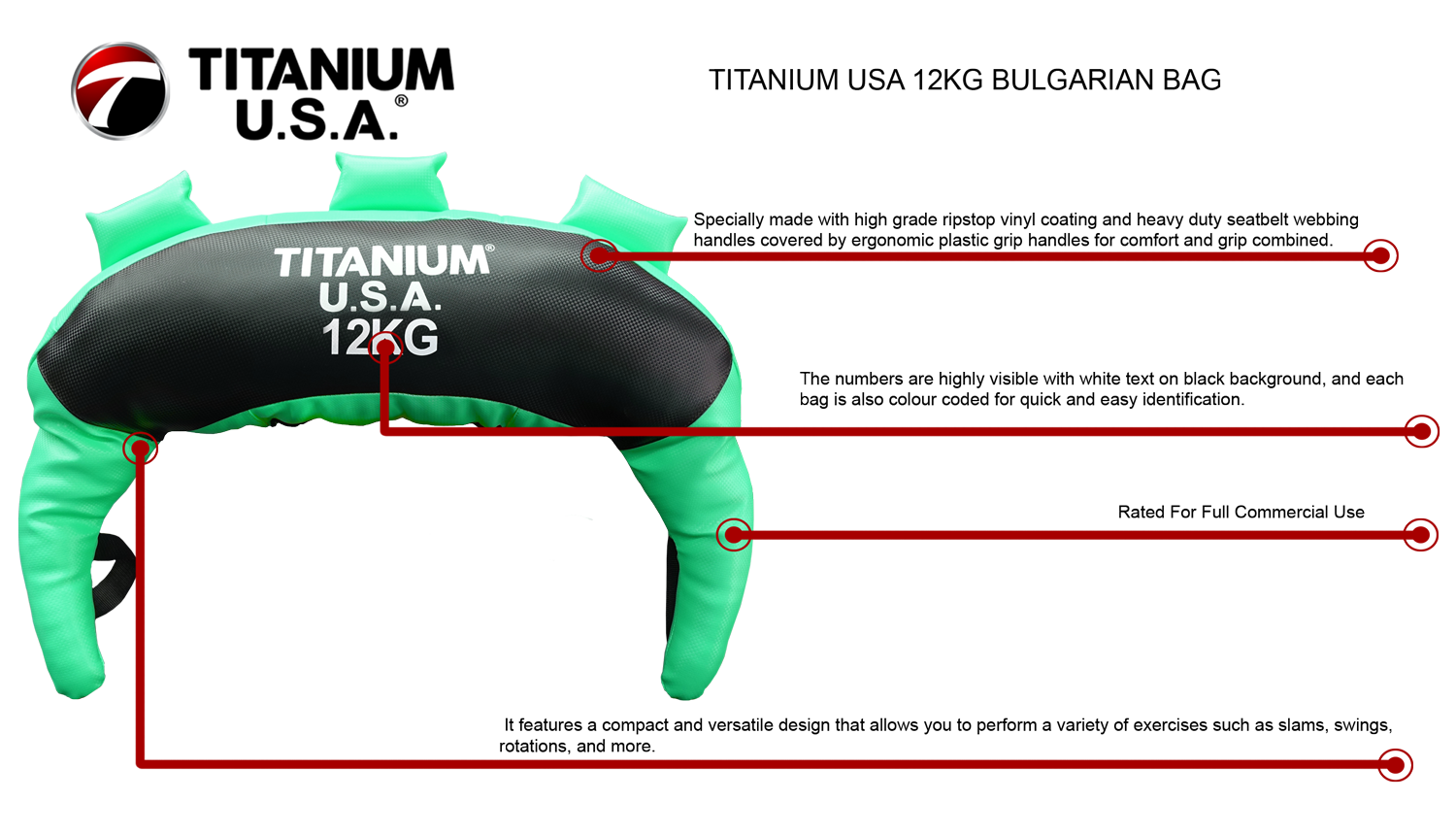 TITANIUM USA 5KG BULGARIAN BAG