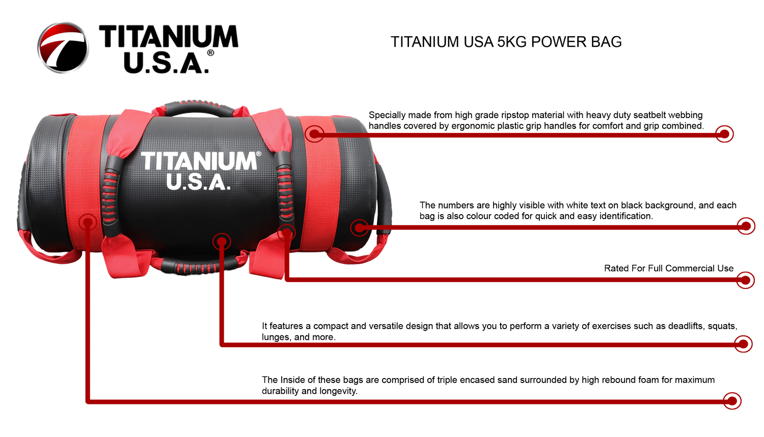 TITANIUM USA 5KG POWER BAG