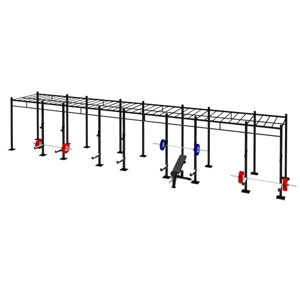 10' Freestanding Builder® Rig: Advanced 2 w/ 2' Monkey Bar Spacing