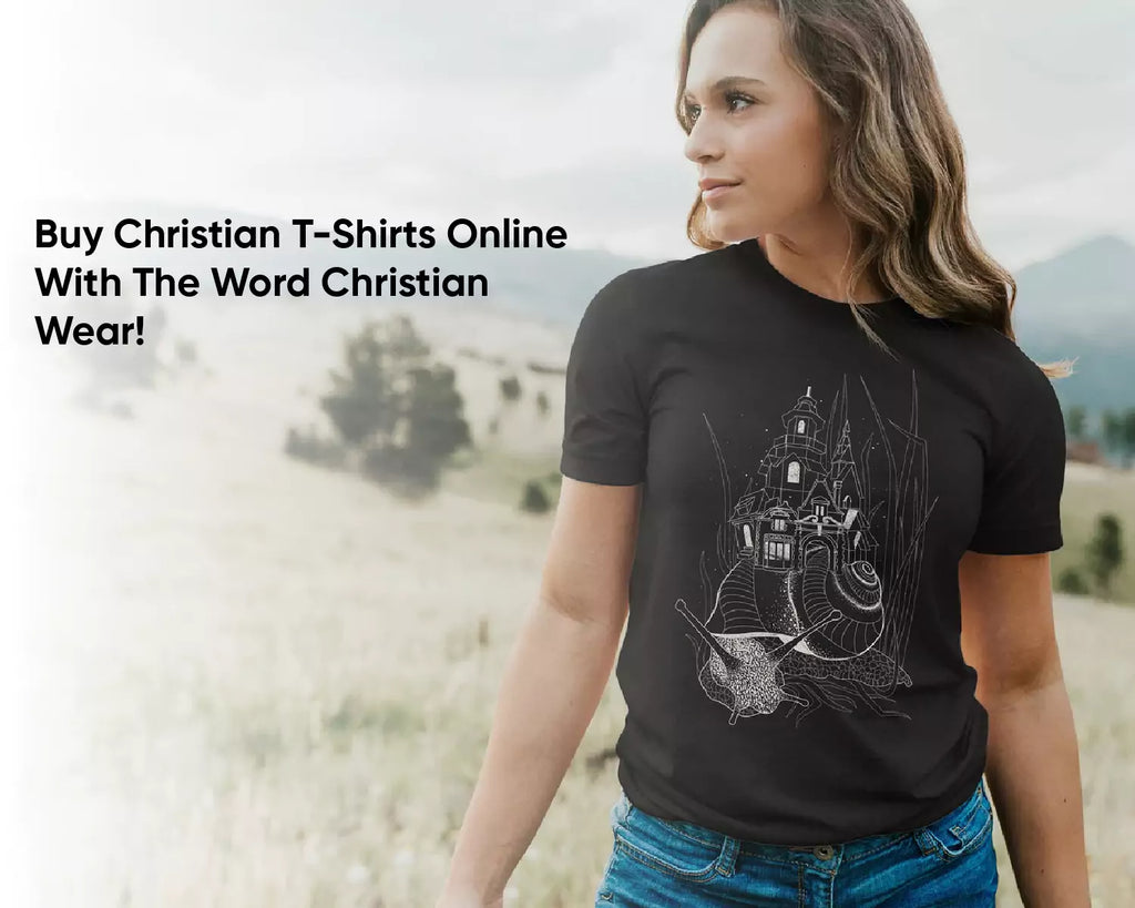 Buy Christian T-Shirts Online With The Word Christian Wear!