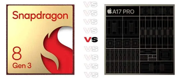 APPLE A17 PRO Vs SNAPDRAGON 8 GEN 3 BATTERY Comparison