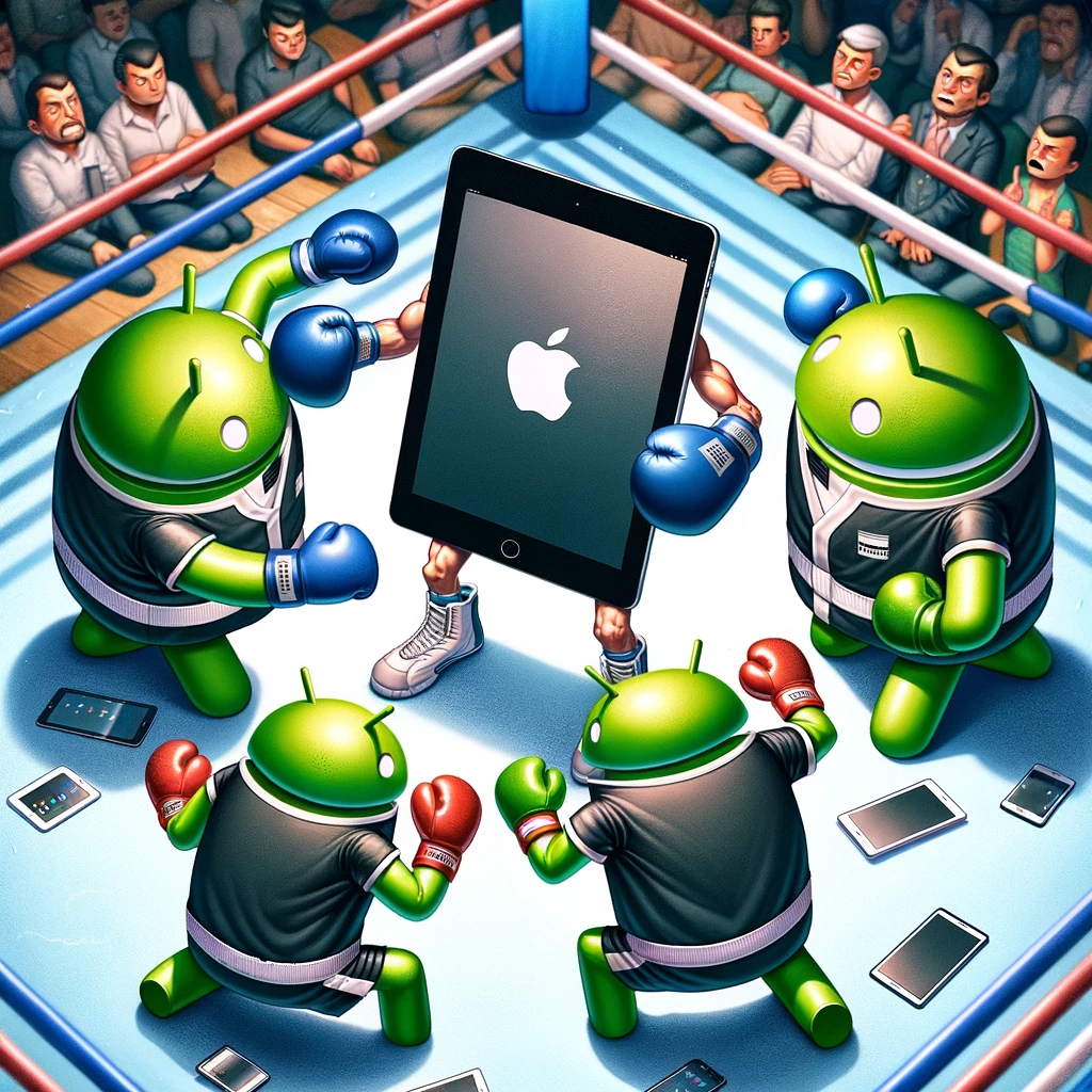Ipad Android fight