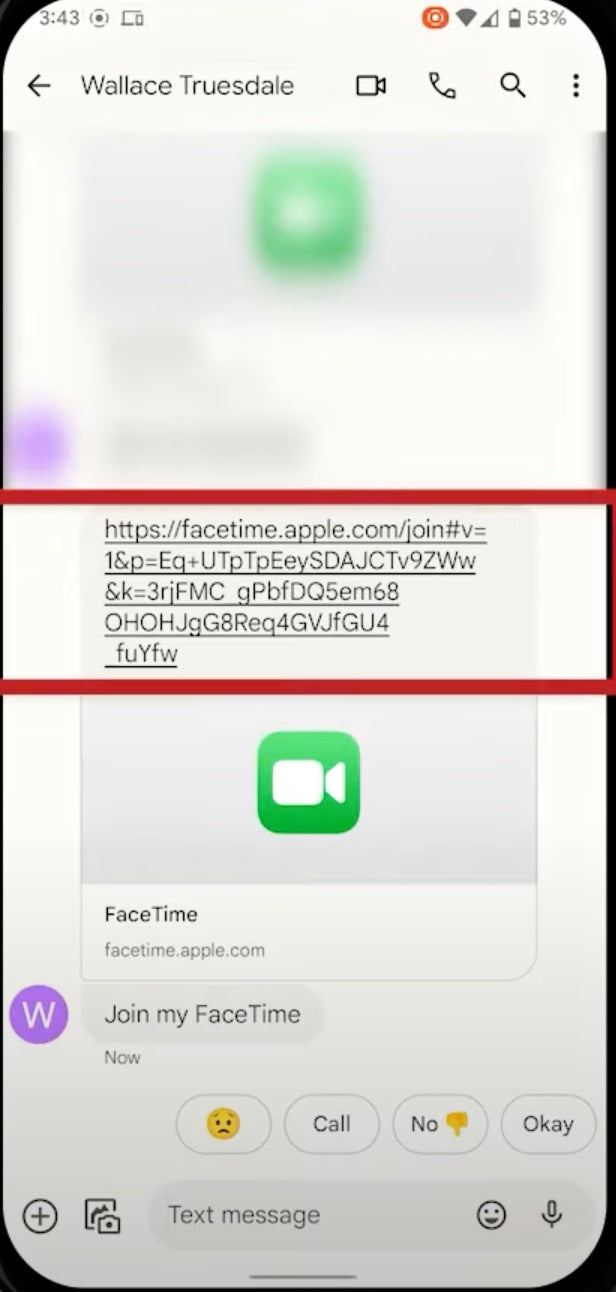 Facetime link 