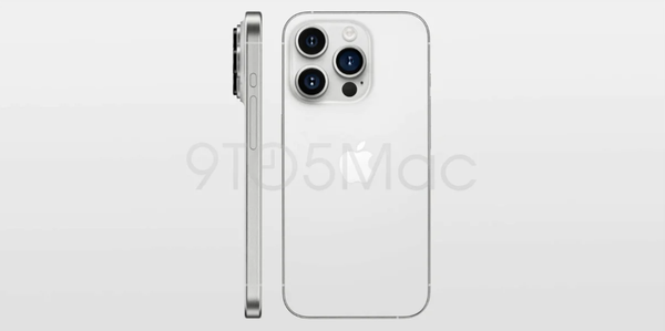 iPhone 15 Pro CAD Render 