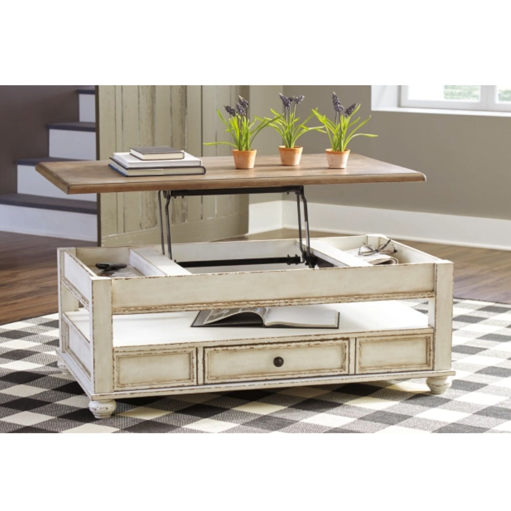 Realyn Coffee Table with Lift Top - Home Store Gems