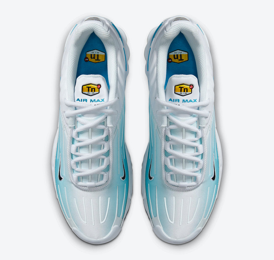 Ocurrir oscuro Espinoso Nike Air Max Plus 3 - Blanco/Celeste – The Foot Planet