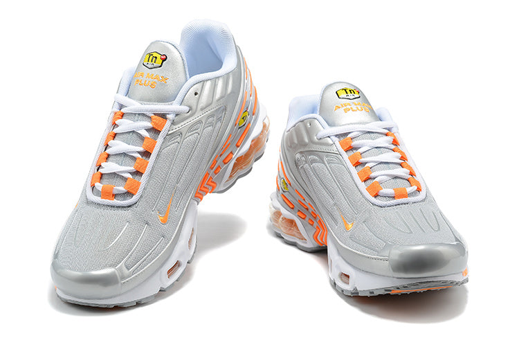Limpiar el piso Trueno chico Nike Air Max Plus 3 - Gris/Naranja – The Foot Planet