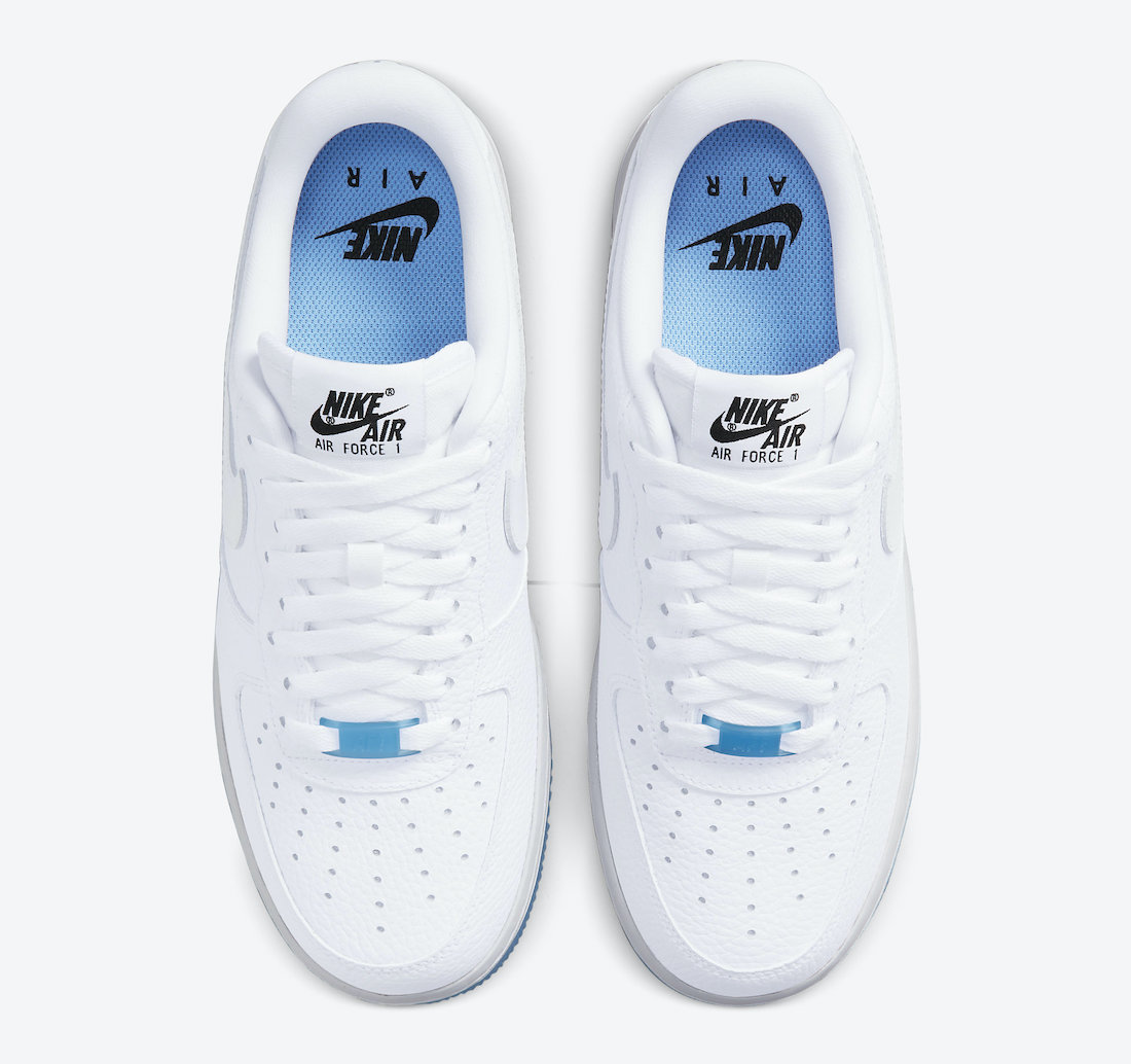 Nike Air 1 Low "Blue" – Foot