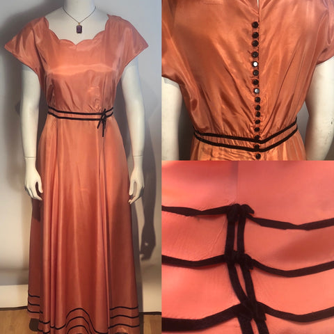 Vtg 1950s Black Floral Cotton Rockabilly Dress Full Skirt – Metropolis  Vintage