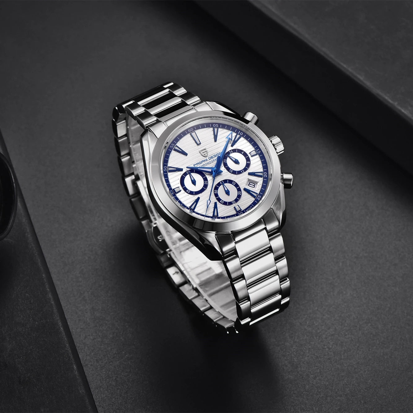 Pagani Design PD-1712 Shock Resistant Mechanical Watch Stainless Steel ...