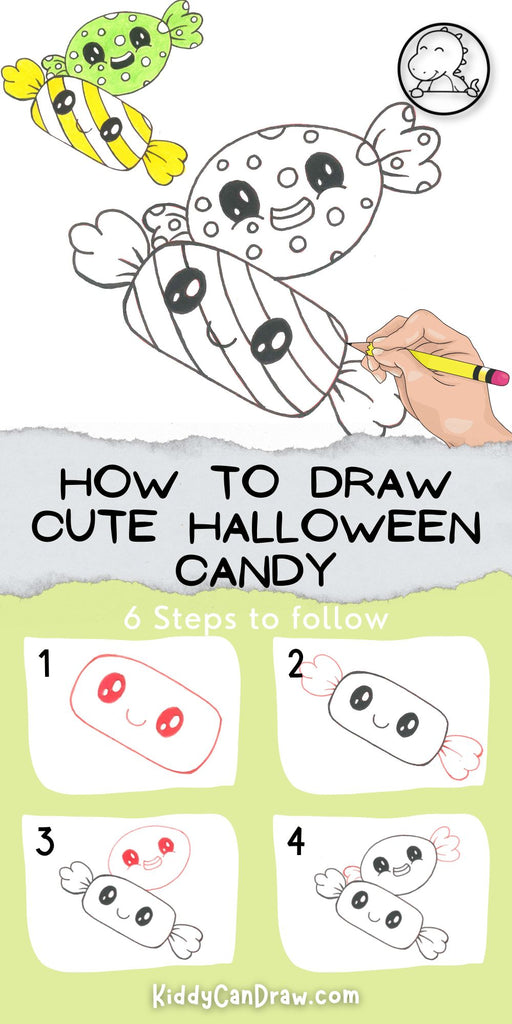 How To Draw Cute Halloween Candy