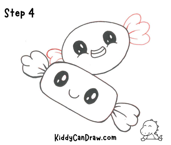 How To Draw Cute Halloween Candy Step 4
