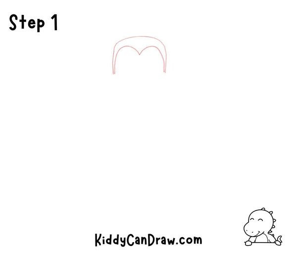 How To Draw Dracula Easy For Halloween Step 1