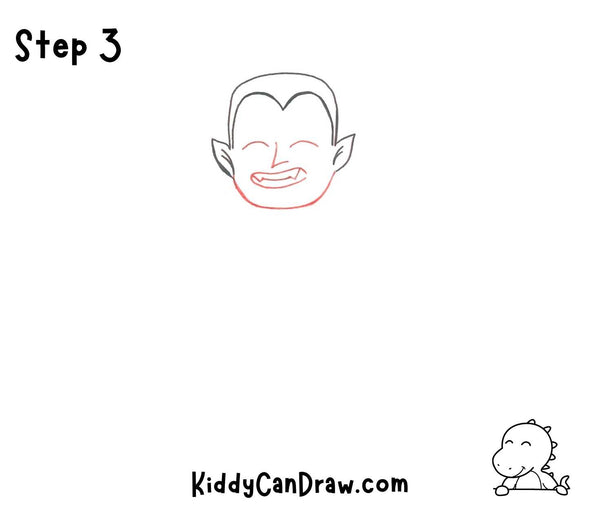 How To Draw Dracula Easy For Halloween | Step by Step Guide – Kiddy Can ...