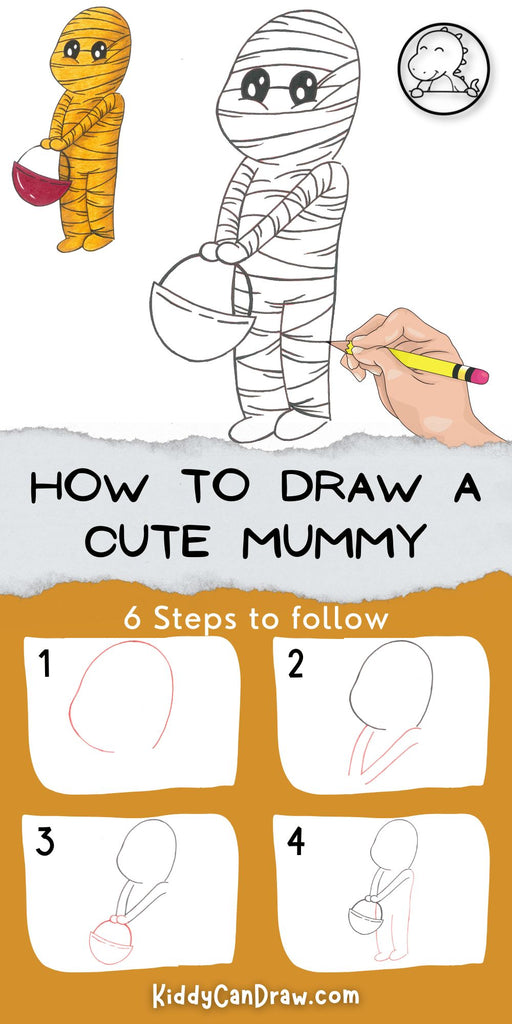 How To Draw a Cute Mummy