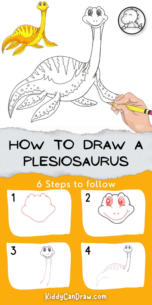 How To Draw a Dinosaur Plesiosaurus