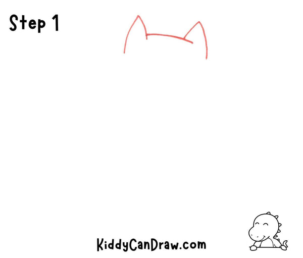 How To Draw a Cat's Ghost Step 1