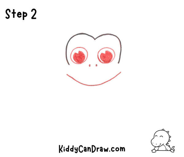 How to Draw a Cute Monkey Step 2