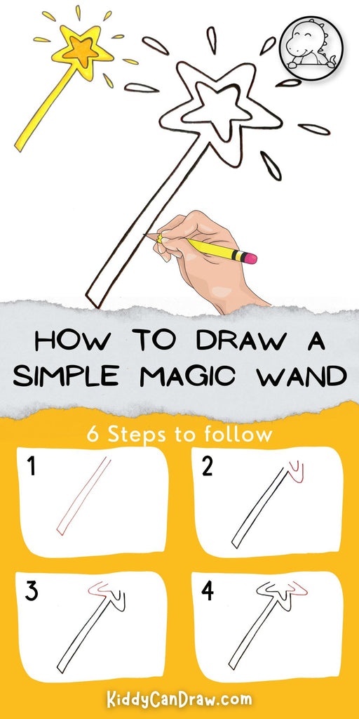 How to Draw a Simple Magic Wand