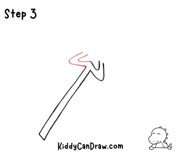 How to Draw a Simple Magic Wand Step 3