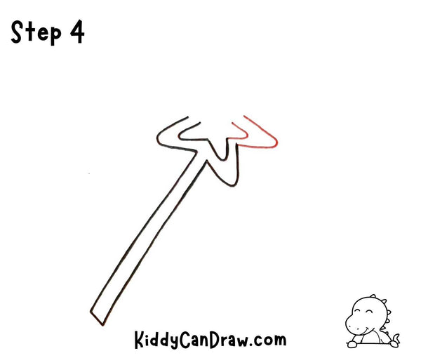 How to Draw a Simple Magic Wand Step 4