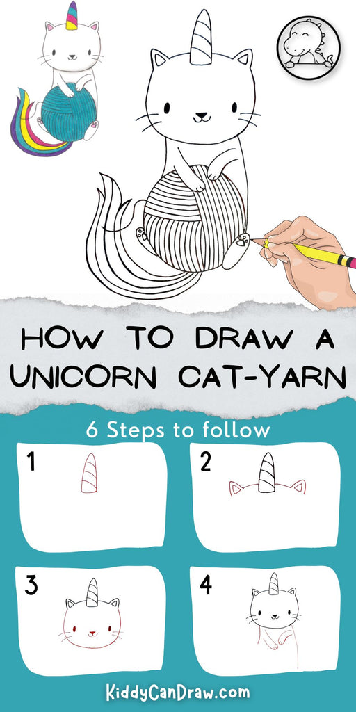 How to Draw a Unicorn Cat Yarn