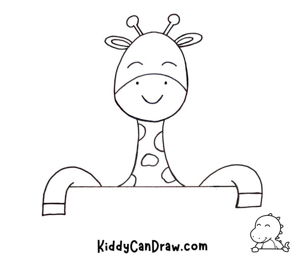 How to draw a Cute Giraffe Final