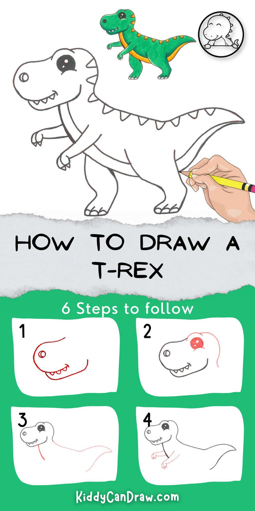 How to draw a T-Rex