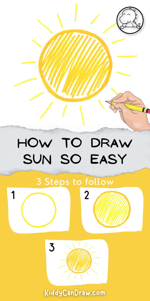 How to Draw Sun So Easy 