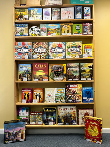 Game Rental Library at Here Be Books & Games