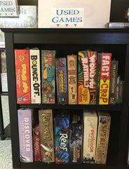 Used Games section at Here Be Books & Games