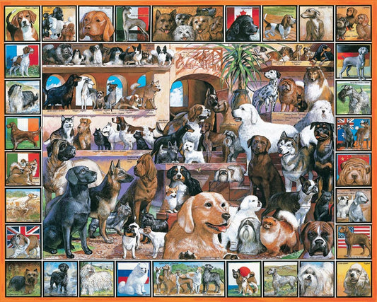 One Hundred and One - Dogs and a Cat- 300 Piece Puzzle –