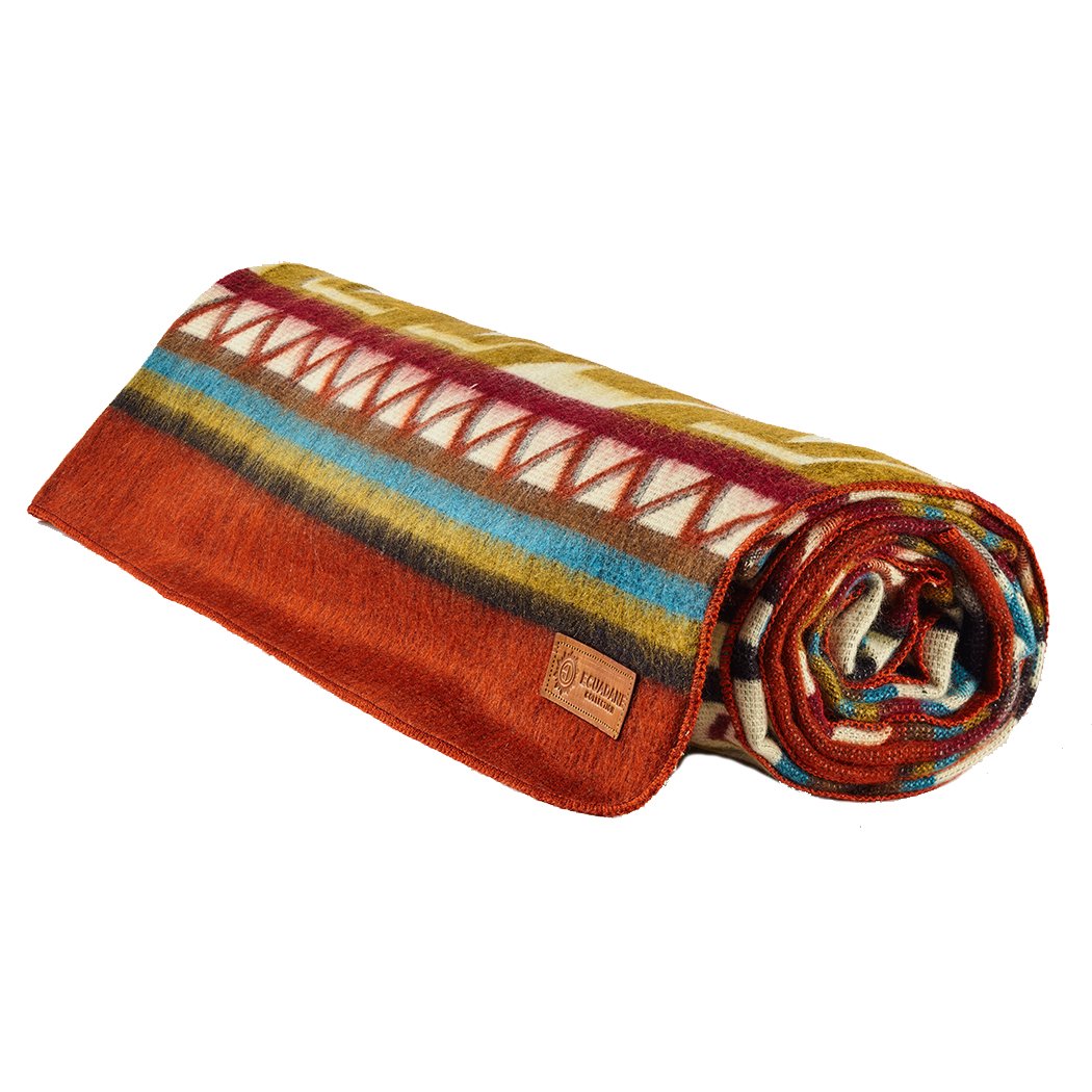 Antisana Earth Southwestern Blanket by Ecuadane