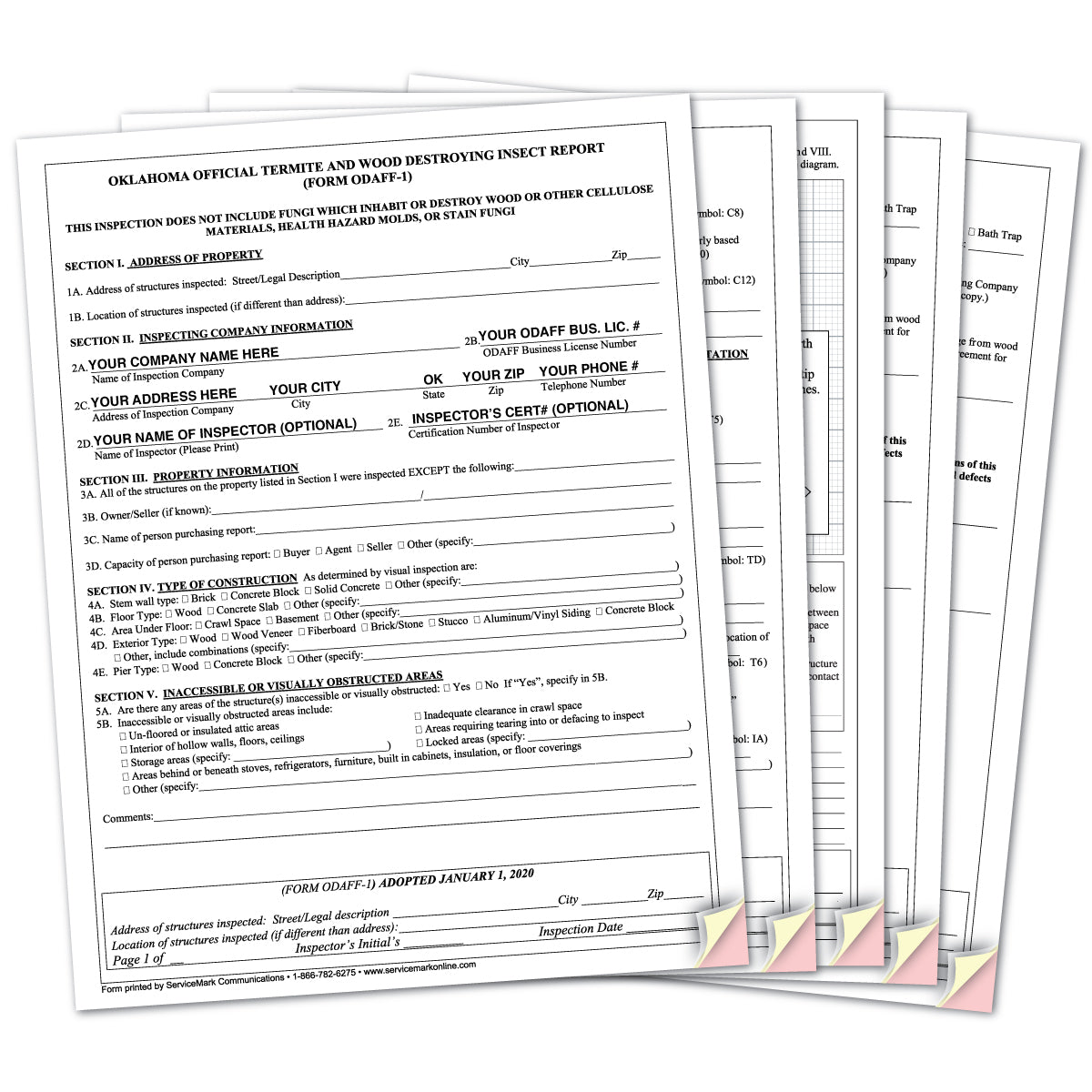 New Odaff 1 Oklahoma Wdi Report Forms