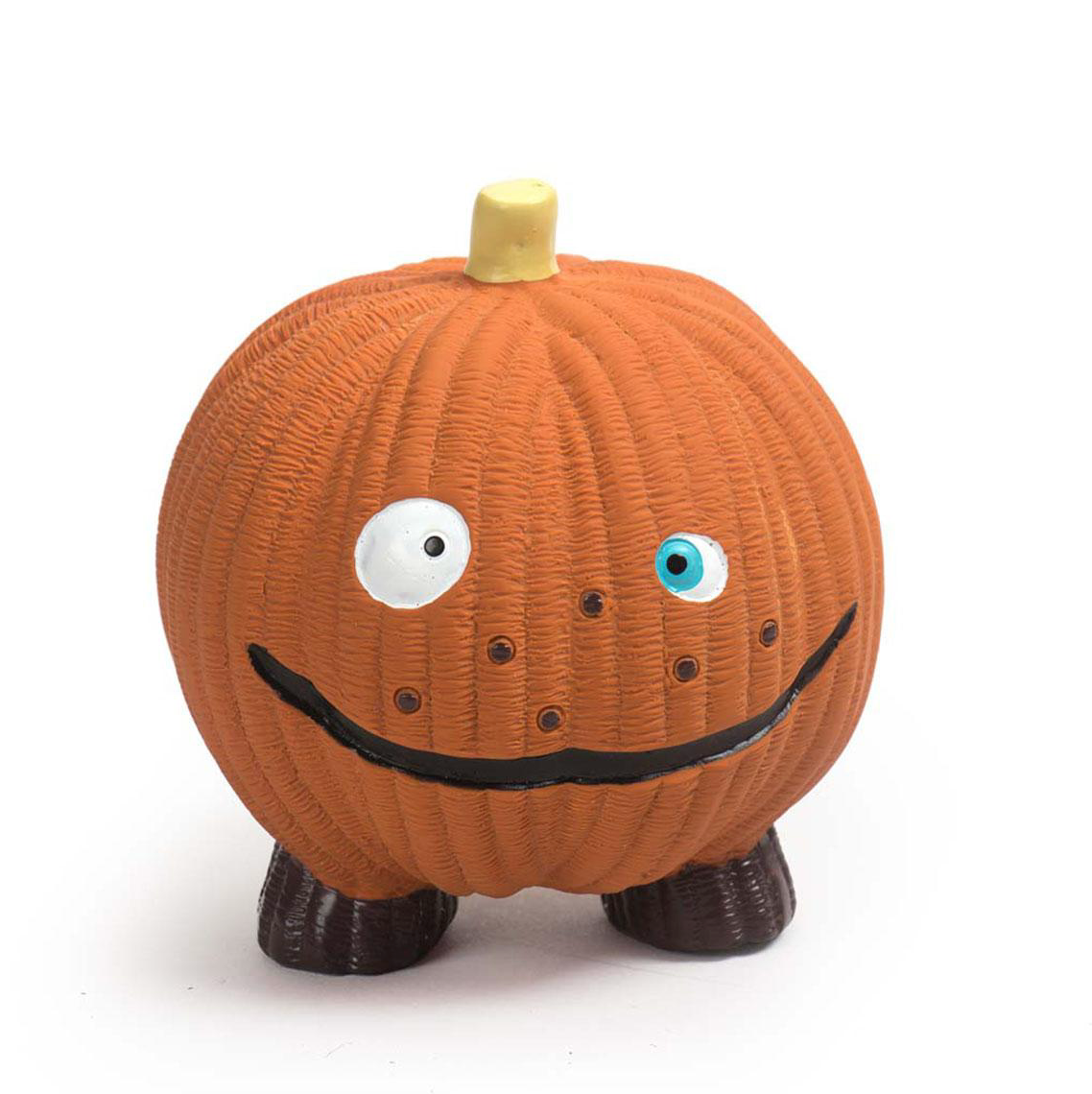 Dog Toy - Halloween Pumpkin Ruff Tex Squeaky Ball