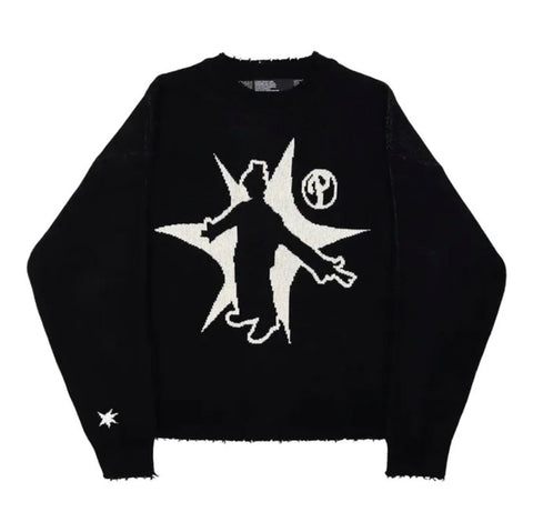 Streetwear Graphic Pullover Sweaters for Men - true deals club