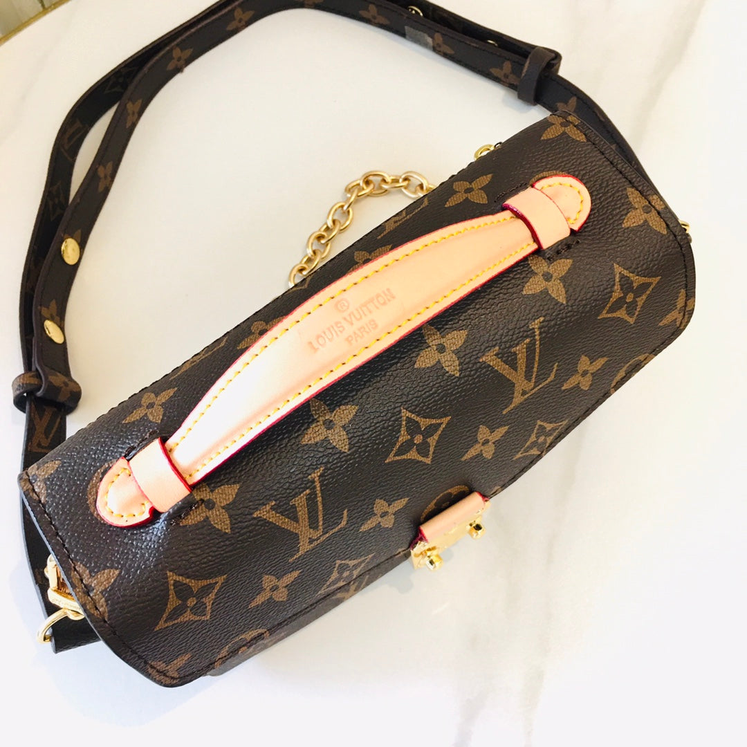 LV Louis Vuitton Pochette Metis East West Monogram Canvas Handbag Shoulder Bag