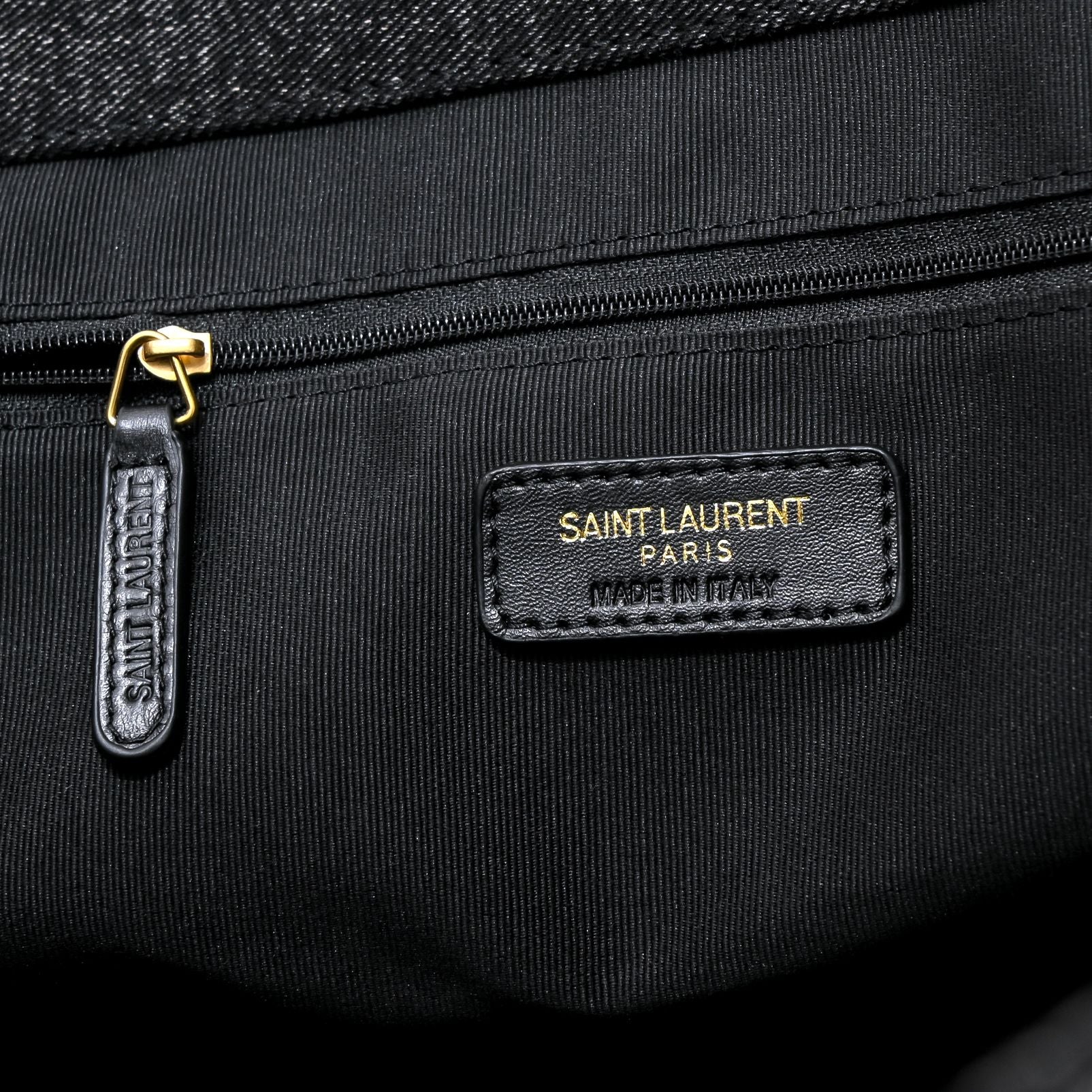 YSL Saint Laurent Plaid Tote Bag Shoulder Bag Wallet Two-Piece S