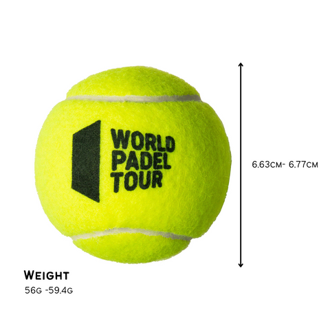 Padel Ball Dimensions