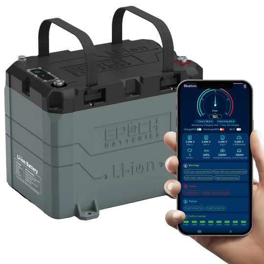 Epoch 24V 100Ah | Heated & Bluetooth | LiFePO4 Battery